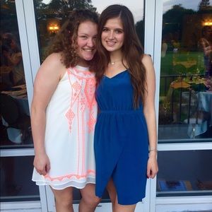 Madewell Blue Slit Dress